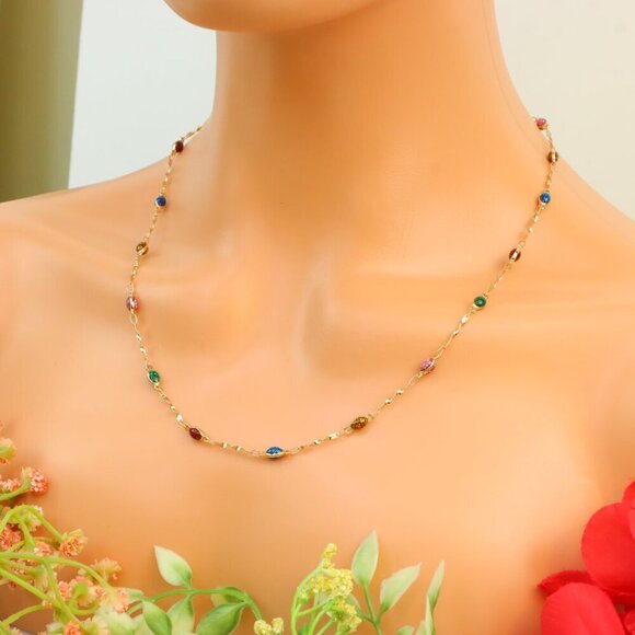 "New Beautiful Design Necklace Chain for Women/Girls, Gift, N869 - Picture 6 of 10